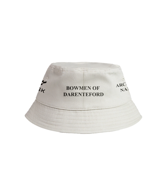 Bowmen of Darenteford White Bucket Hat