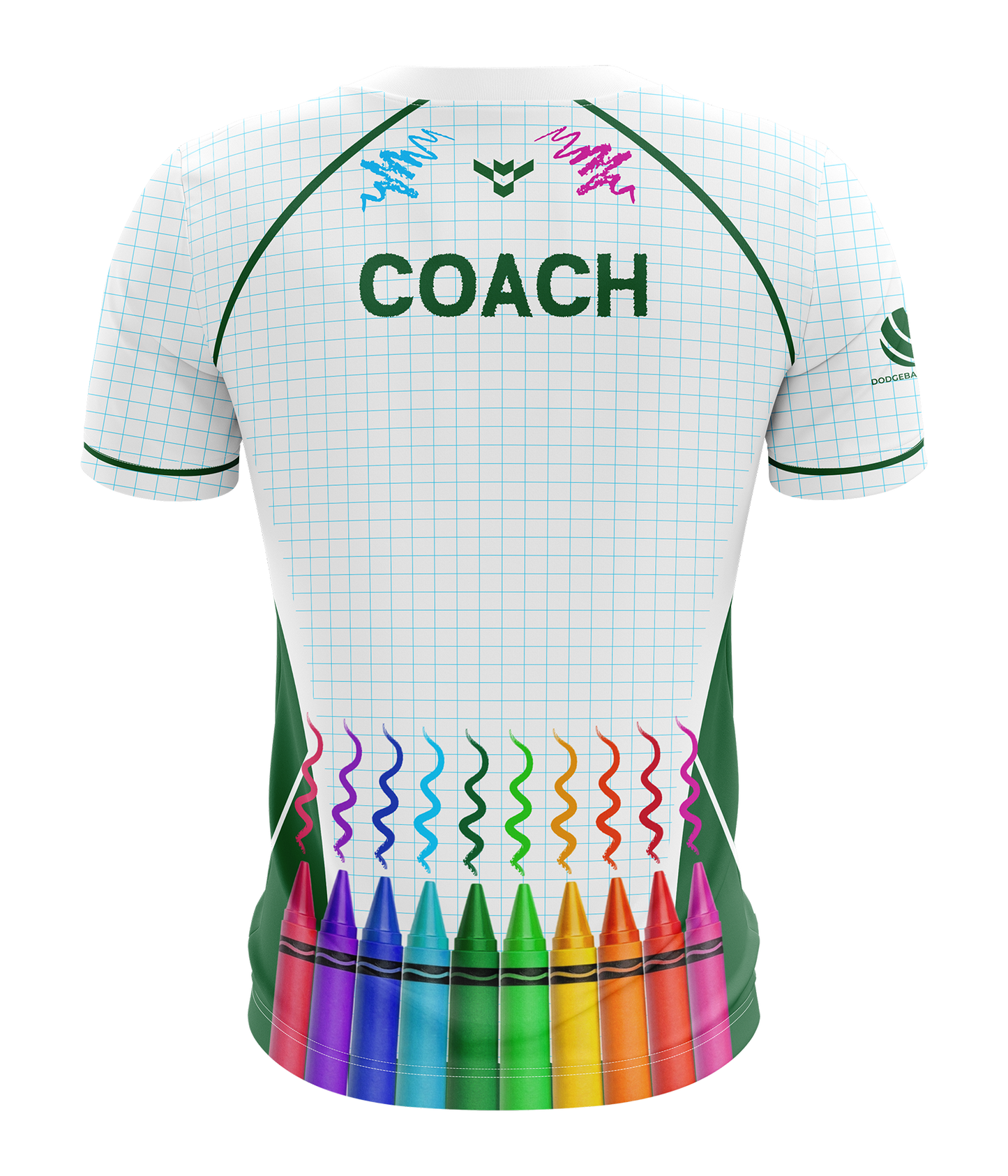 Crayons Dodgeball Coach Shirt
