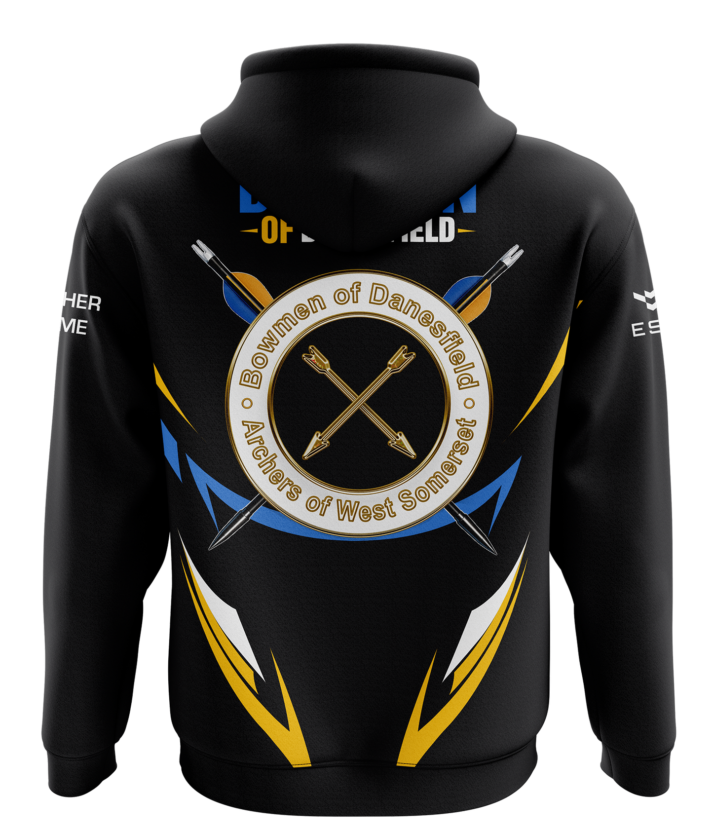 Bowmen of Danesfield Black Zip Hoodie