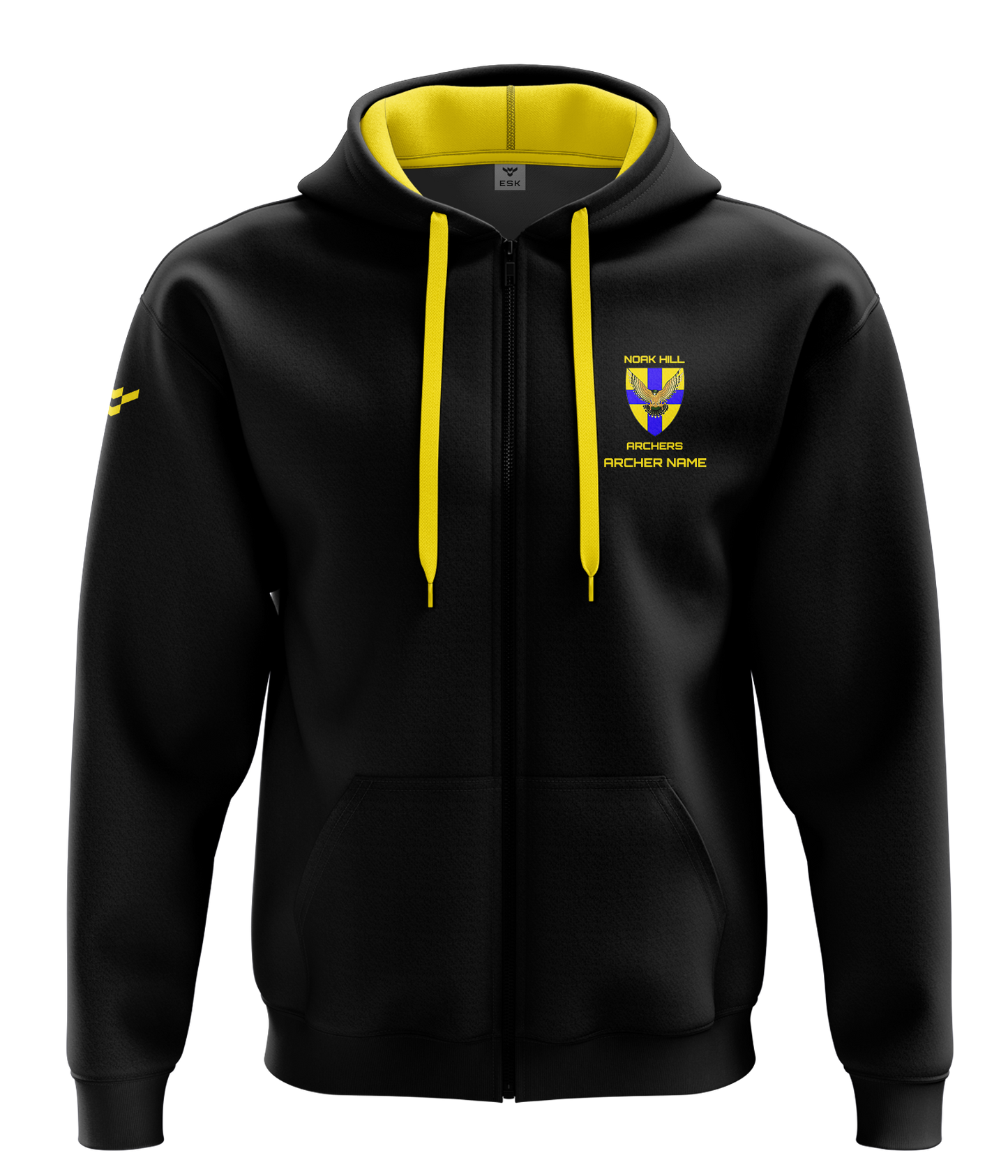 Noak Hill Archers Cotton Zip Hoodie