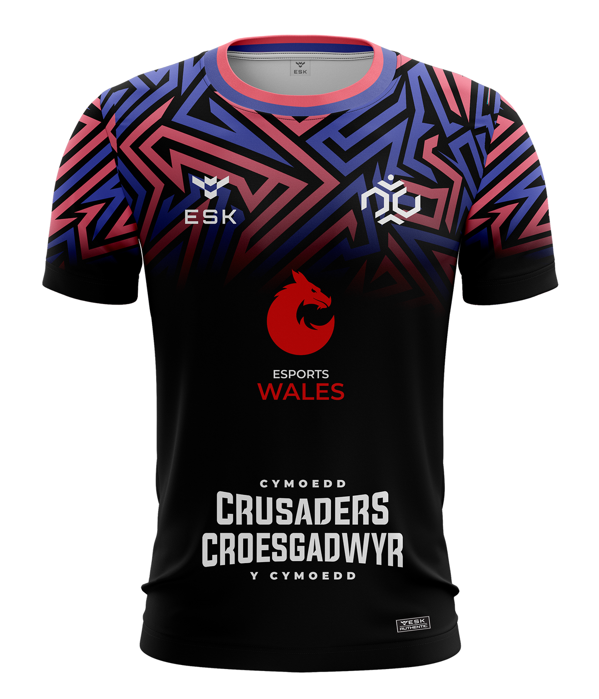 Cymoedd Crusaders Esports Jersey