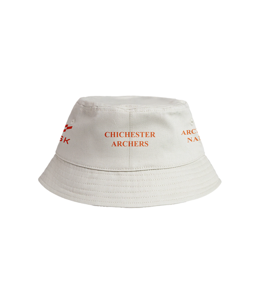 Chichester Archers White Bucket Hat
