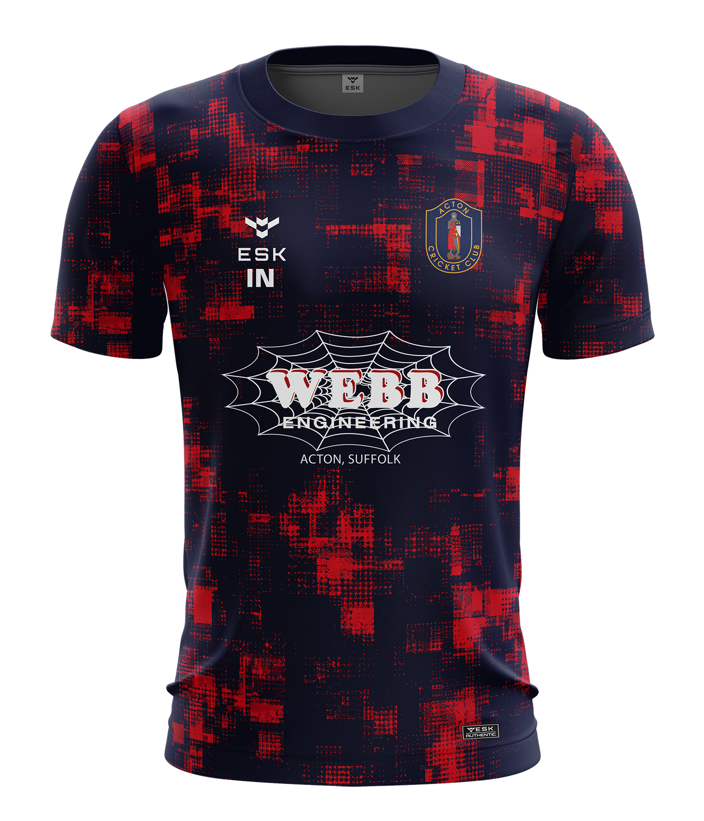 Acton Cricket Club Short Sleeve Training Shirt
