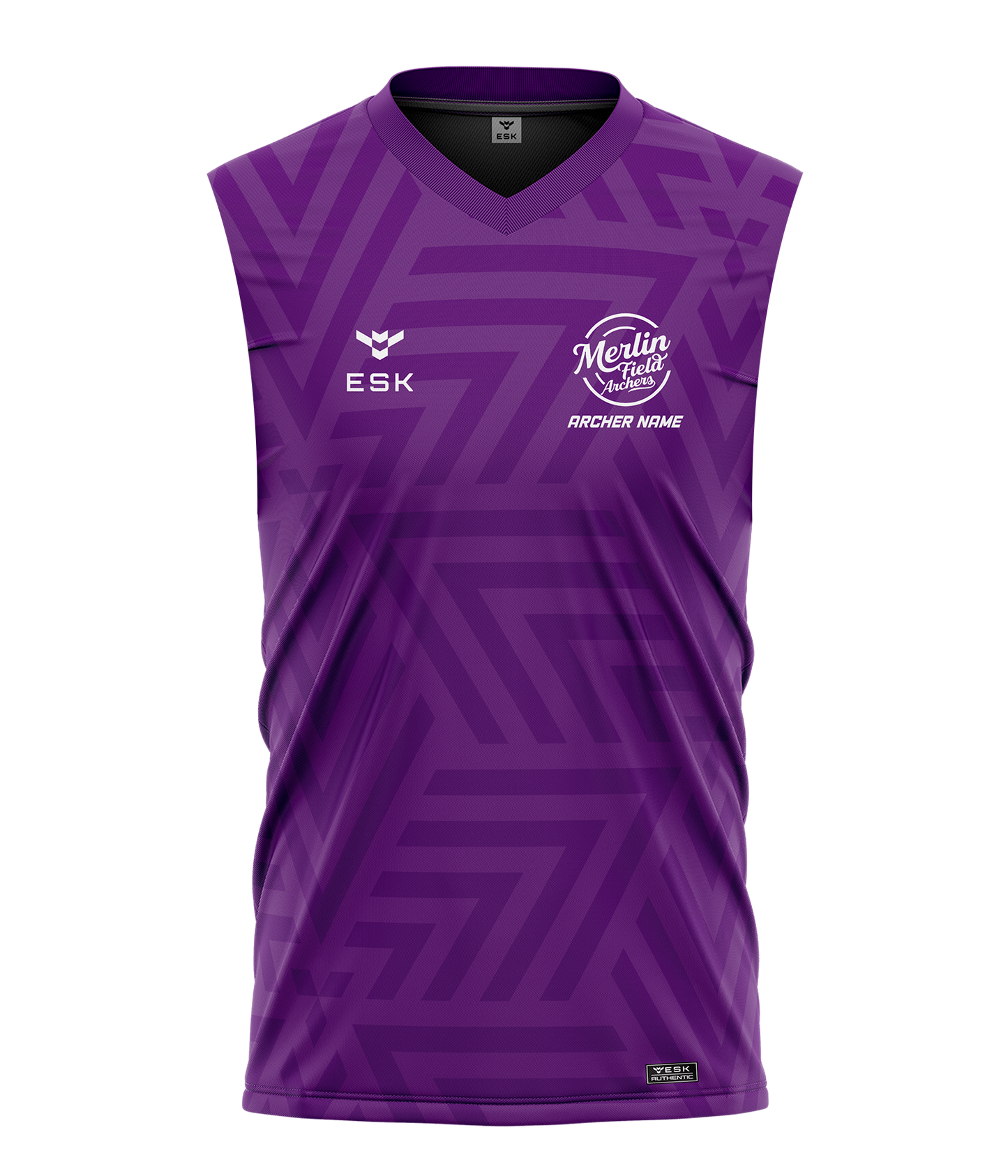 Merlin Field Archers Sleeveless V-Neck