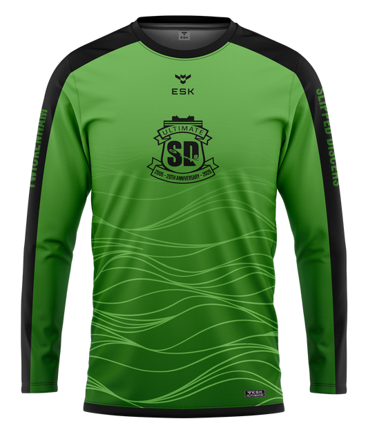 Slipped Discers Long Sleeve Shirt