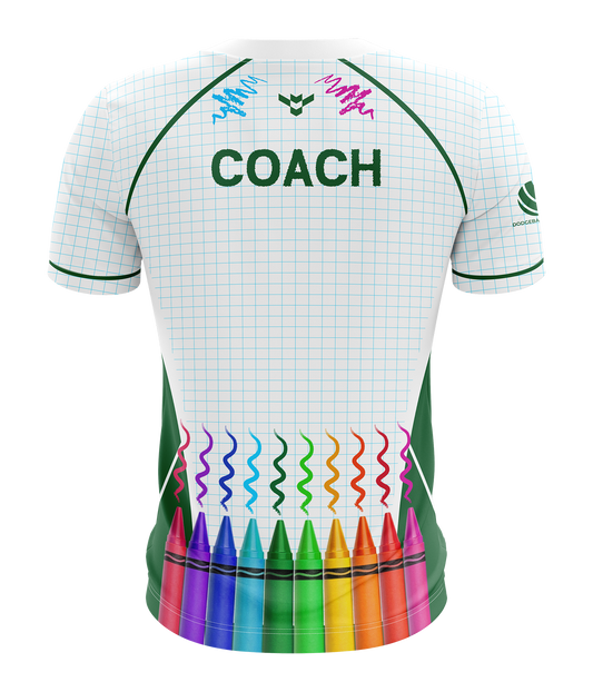 Crayons Dodgeball Coach Shirt