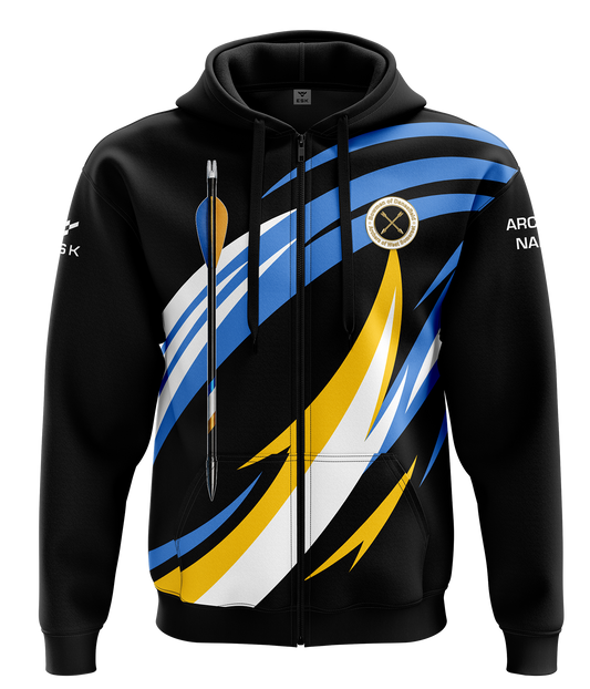 Bowmen of Danesfield Black Zip Hoodie