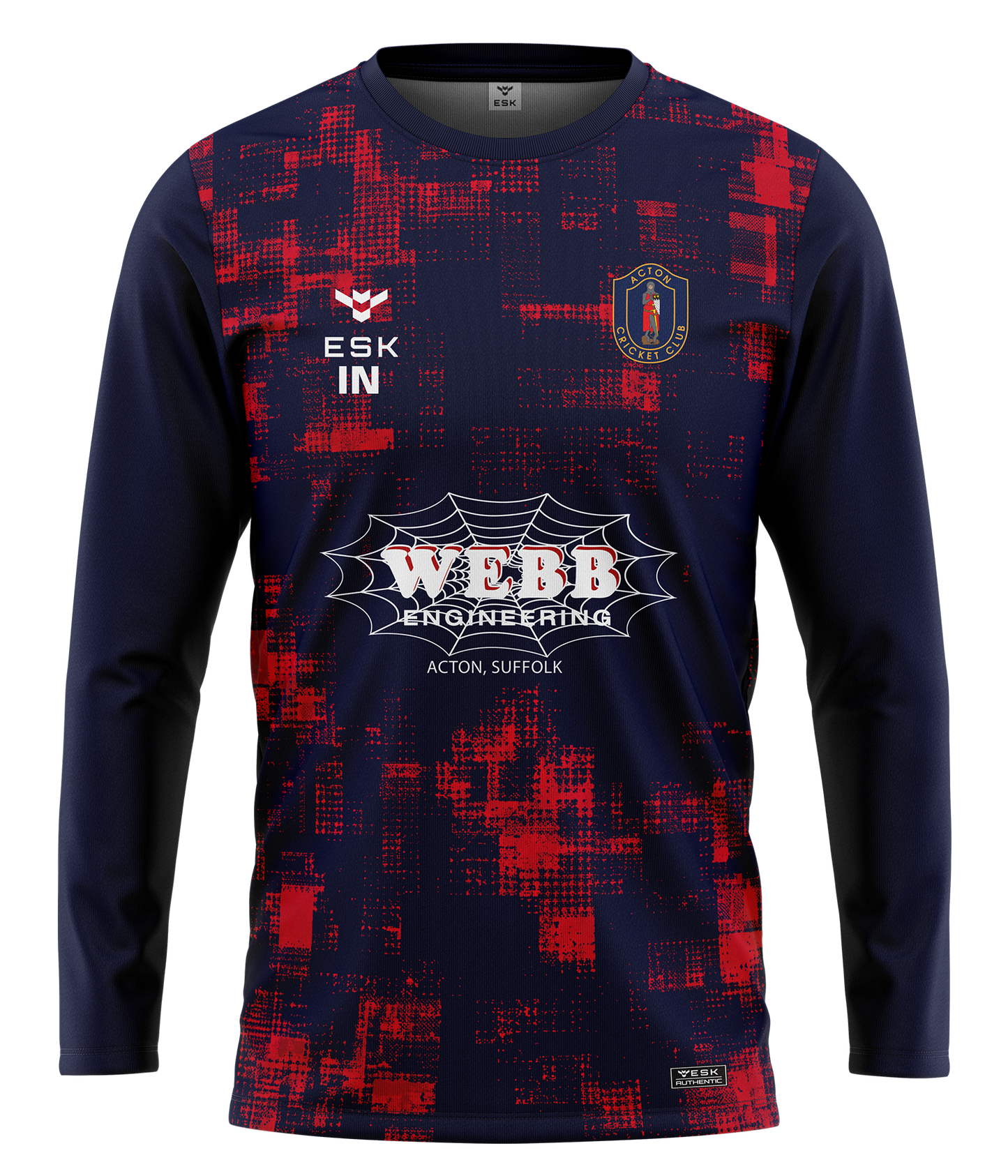 Acton Cricket Club Long Sleeve Training Shirt