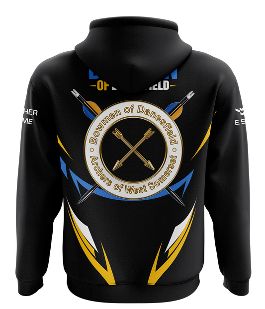 Bowmen of Danesfield Black Zip Hoodie