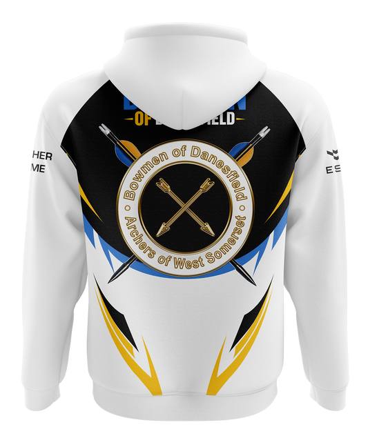 Bowmen of Danesfield White Zip Hoodie