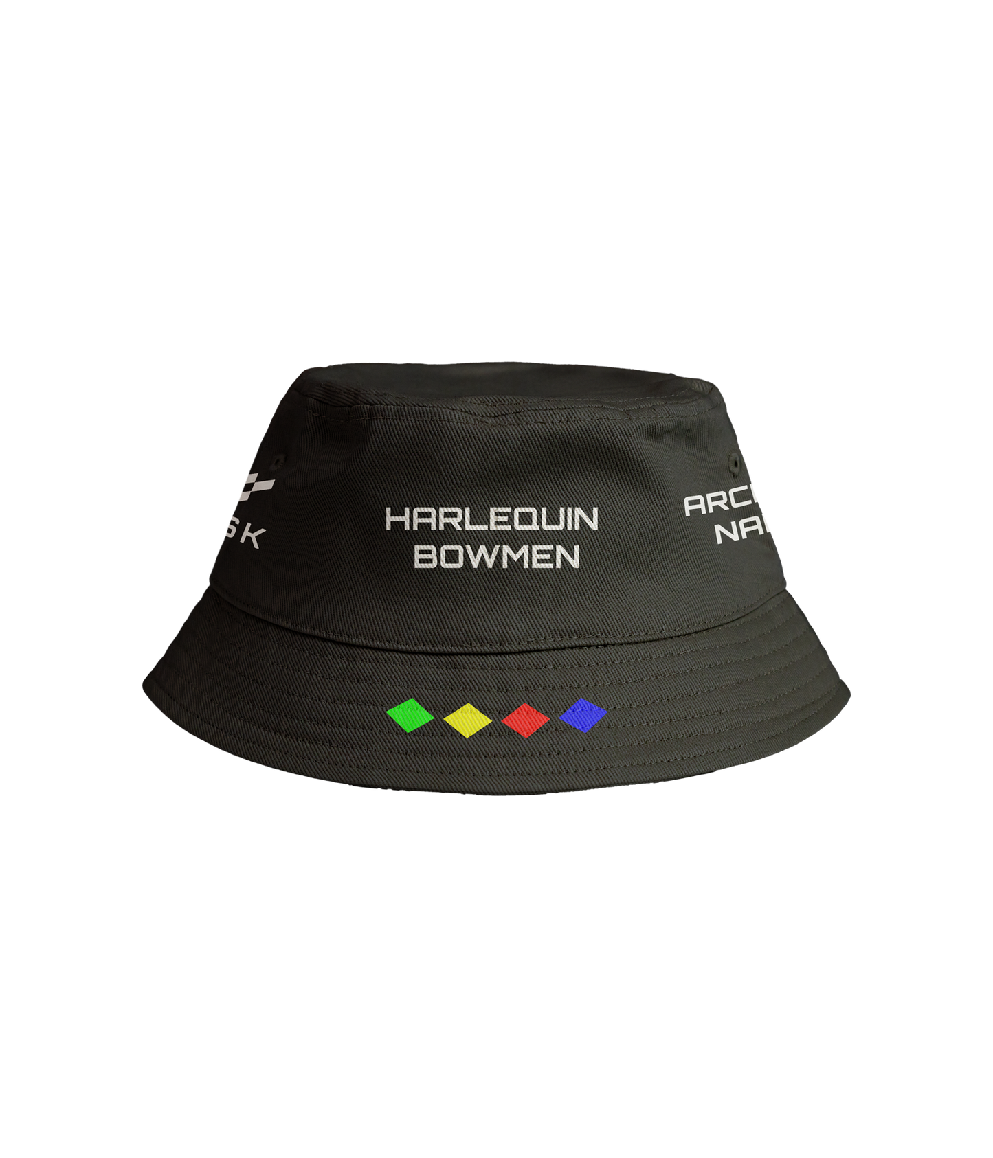 Harlequin Bowmen Black Bucket Hat