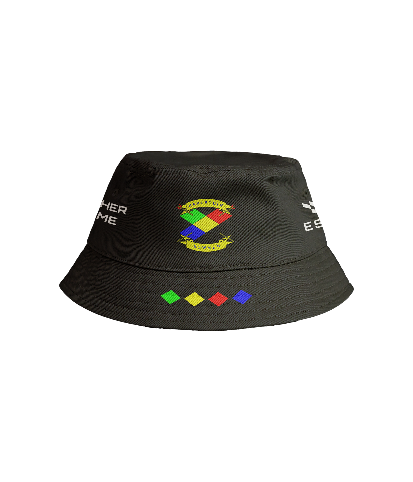 Harlequin Bowmen Black Bucket Hat
