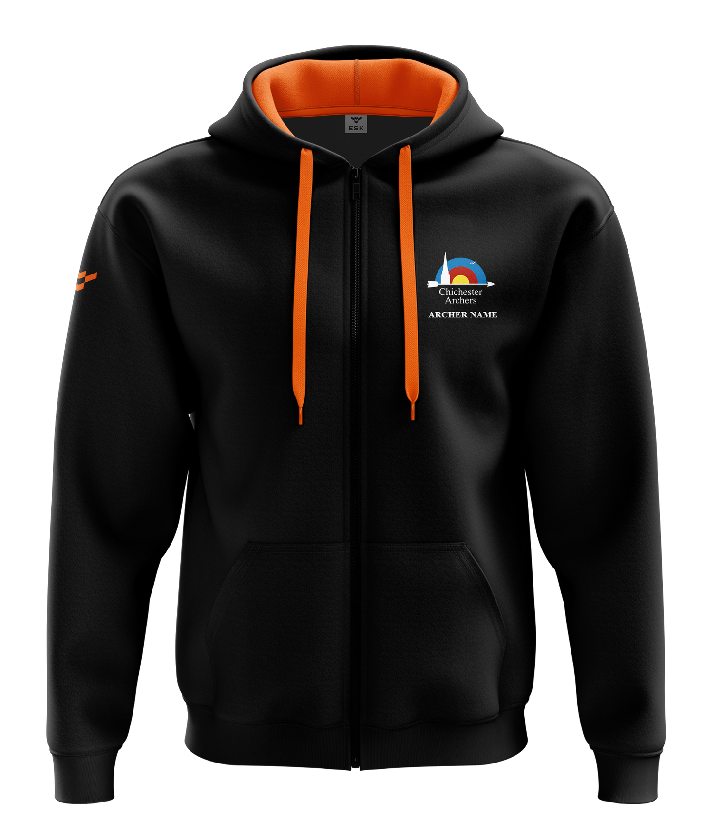 Chichester Archers Cotton Zip Hoodie
