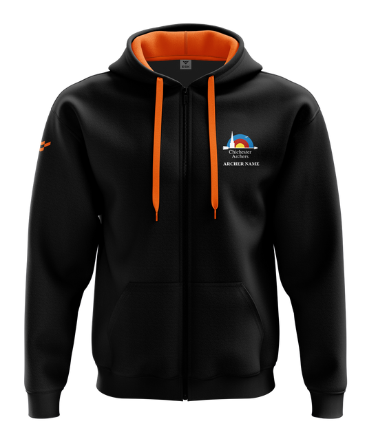 Chichester Archers Cotton Zip Hoodie