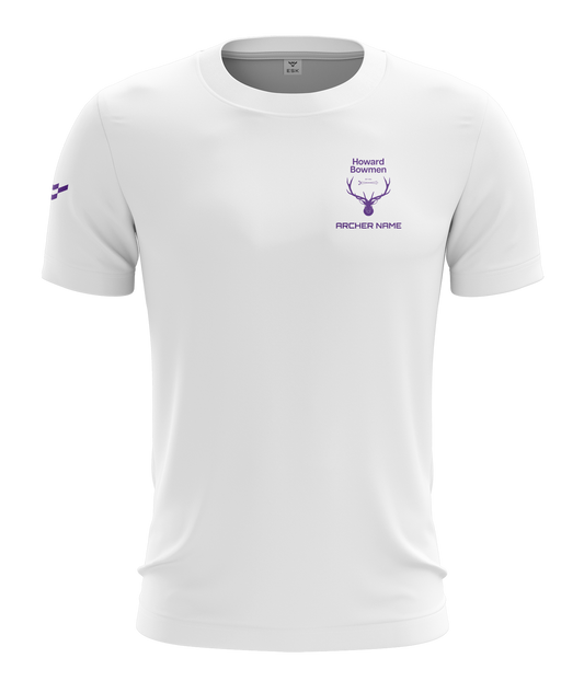 Howard Bowmen White Cotton T-Shirt