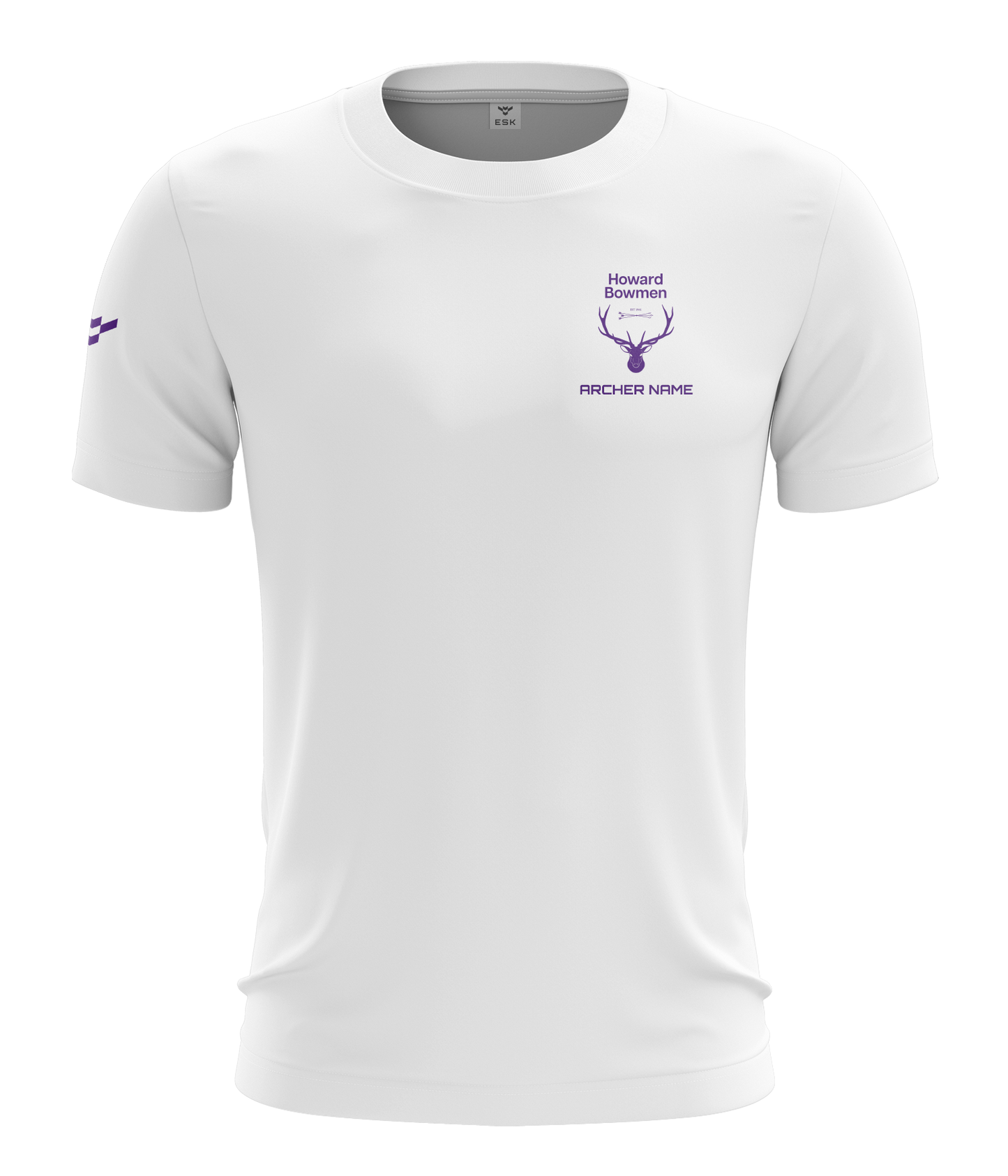 Howard Bowmen White Cotton T-Shirt