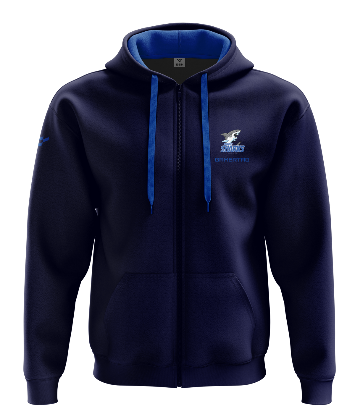 St Vincent Sharks Cotton Zip Hoodie
