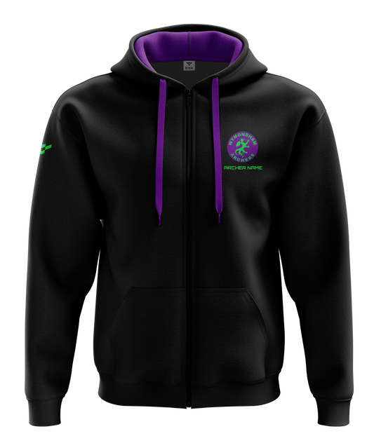 Wymondham Archers Cotton Zip Hoodie