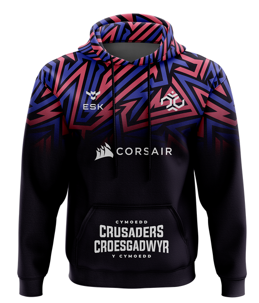 Cymoedd Crusaders Esports Hoodie