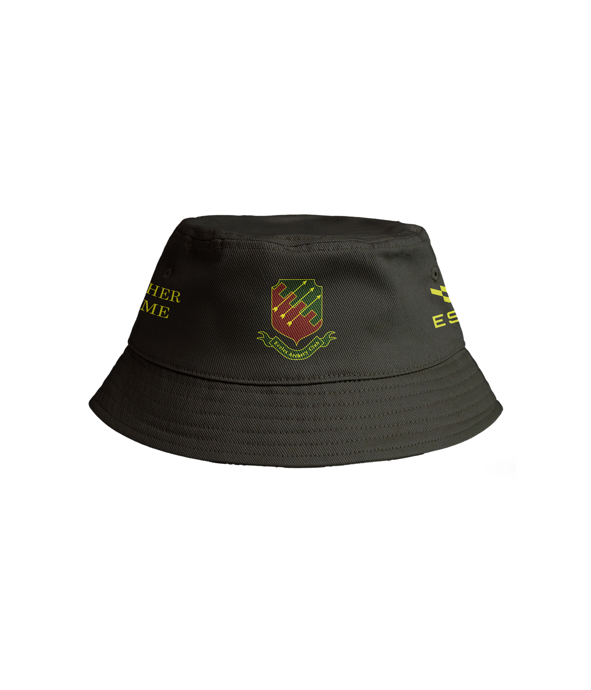 Eccles Archery Club Black Bucket Hat