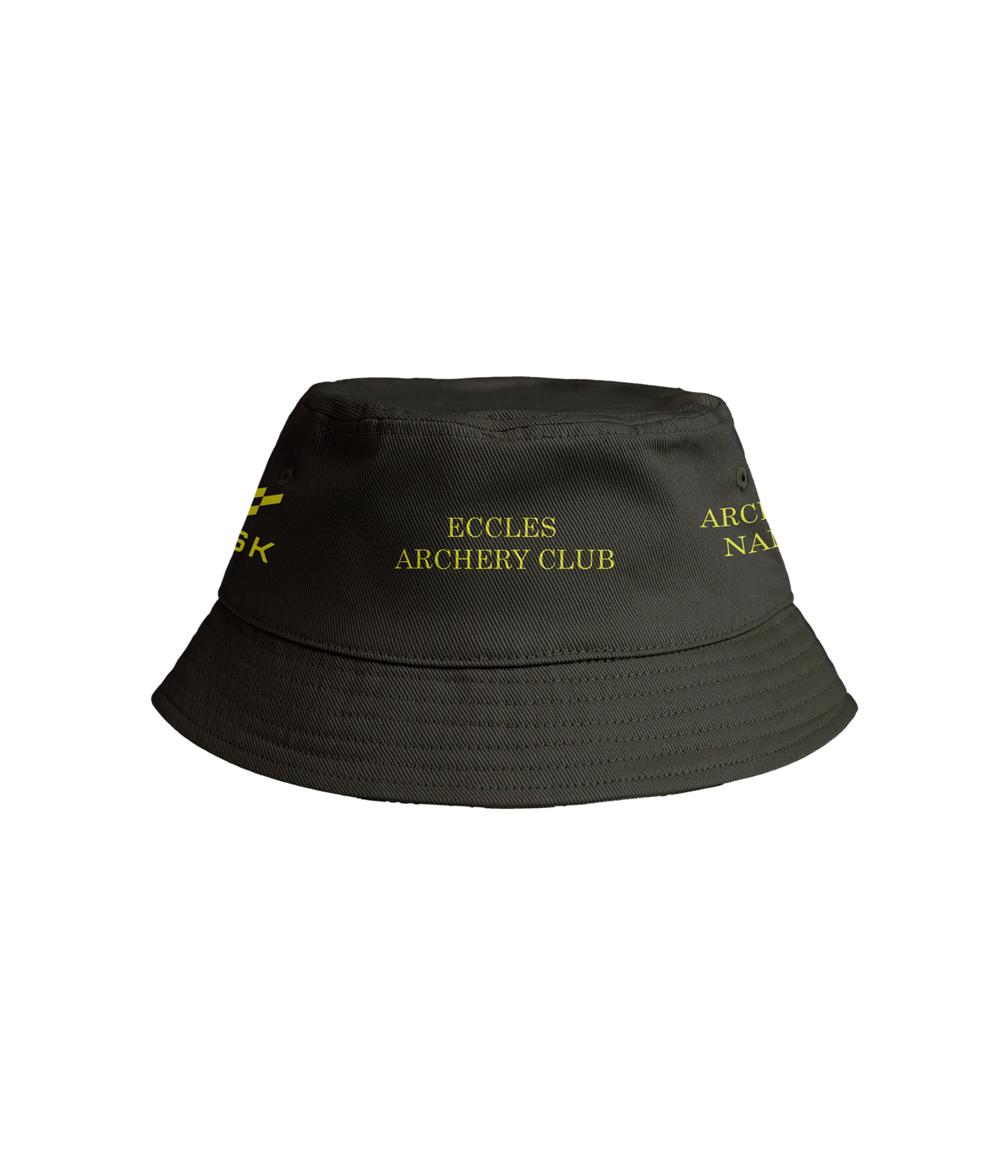 Eccles Archery Club Black Bucket Hat