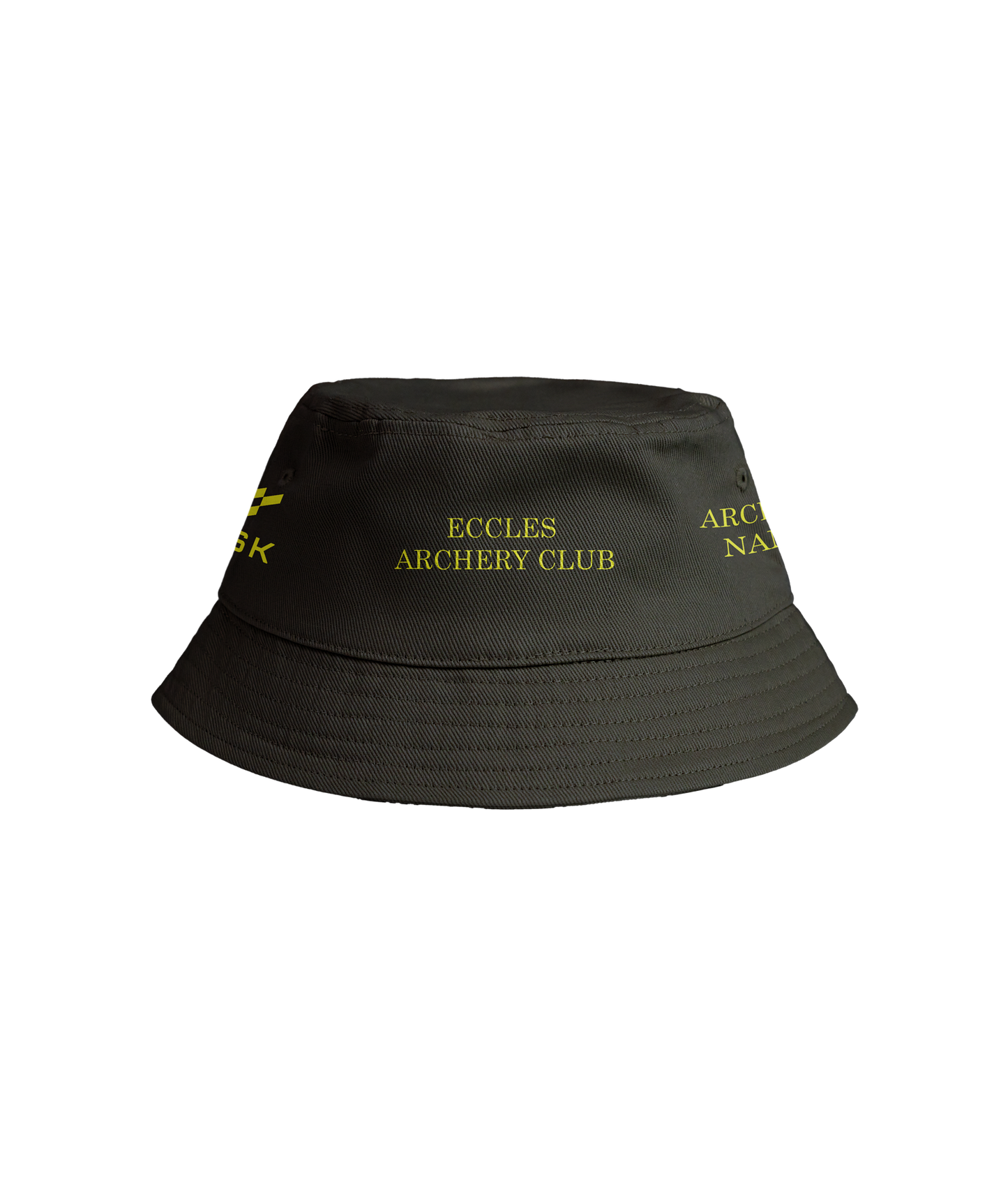 Eccles Archery Club Black Bucket Hat