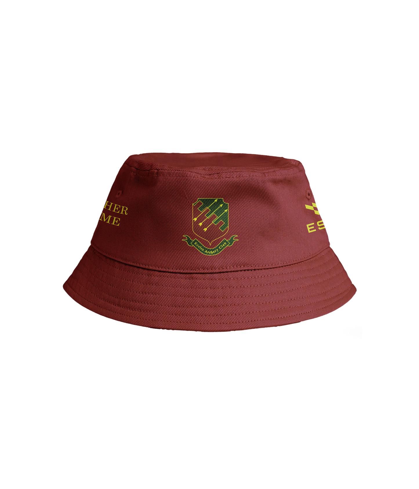 Eccles Archery Club Red Bucket Hat