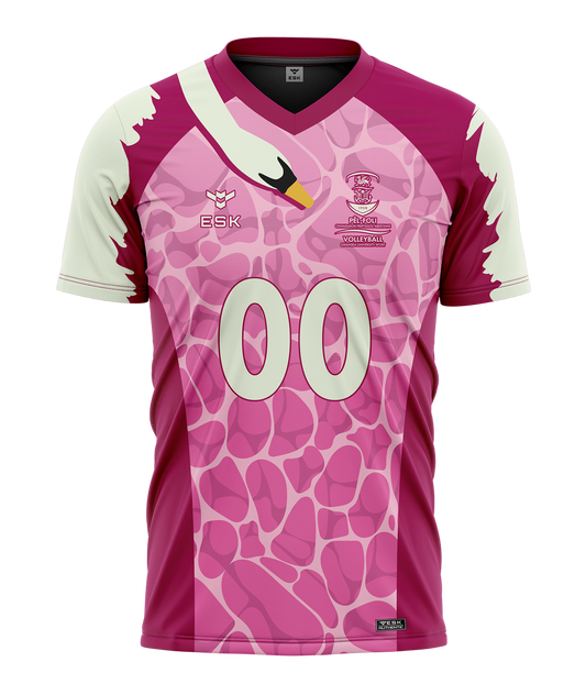 Swansea University Pink Volleyball Shirt