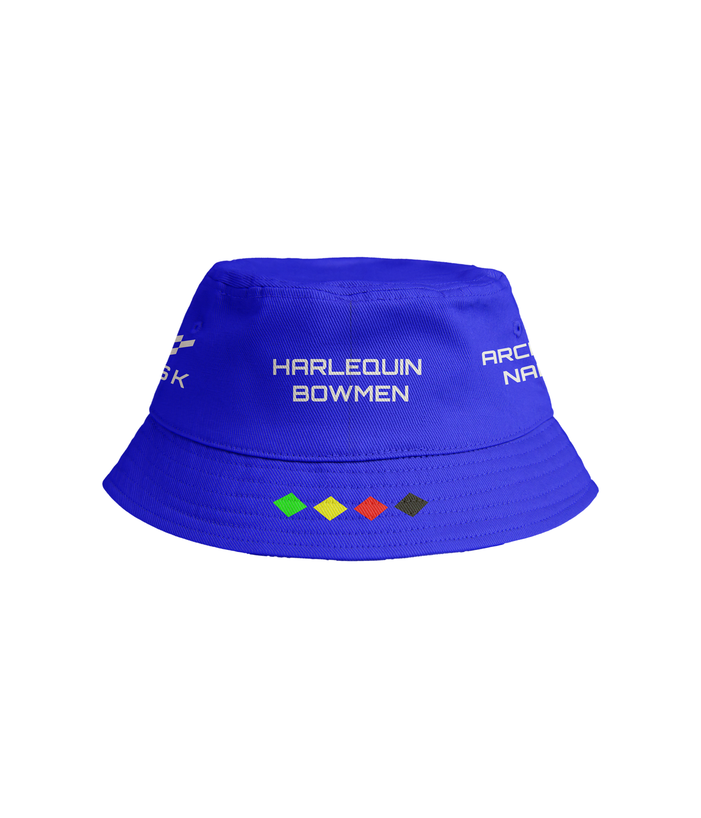 Harlequin Bowmen Blue Bucket Hat