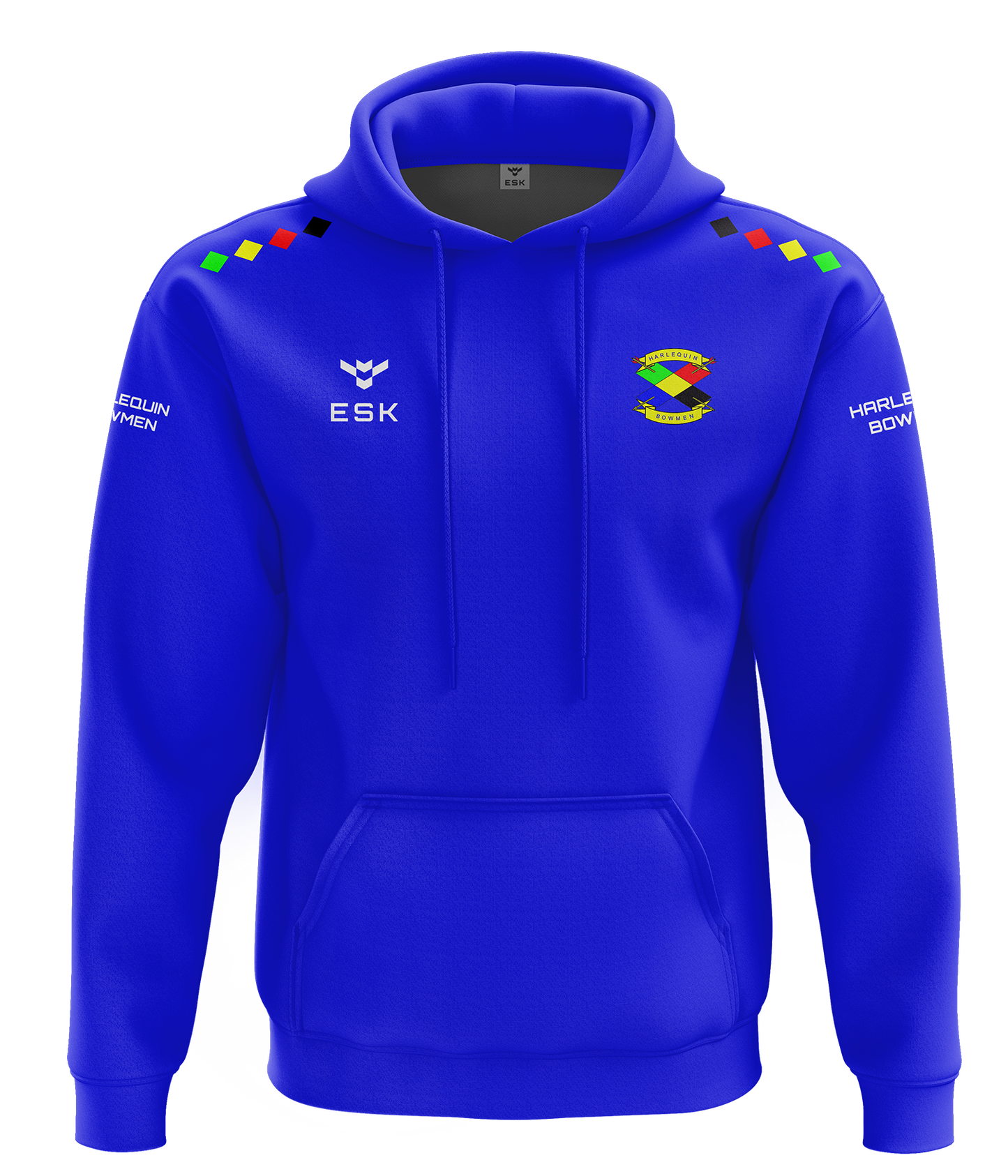 Harlequin Bowmen Blue Competition Hoodie