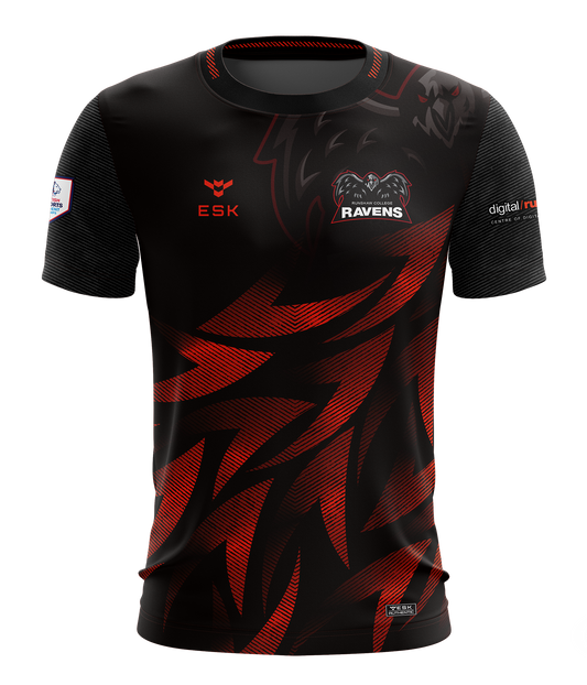 Runshaw Ravens Black Esports Jersey
