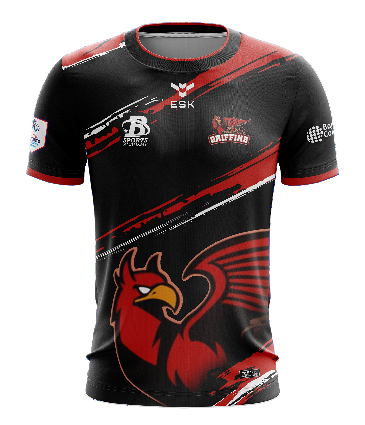 Barnsley Griffins Black Esports Jersey