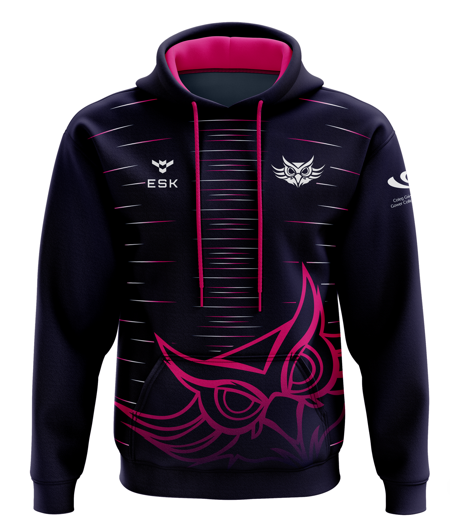 GCS Owls Pink Esports Hoodie