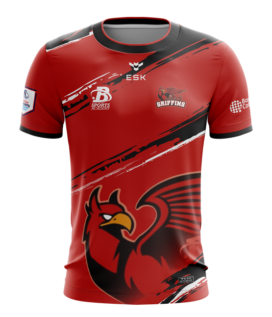 Barnsley Griffins Red Esports Jersey